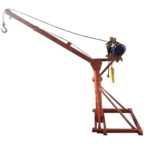 мини-кран tor km kcd (tsa) г/п 0,3/0,5 т 60/30 м 220в с поворотной стрелой и лебедкой