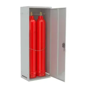 шкаф для кислородного баллона шгр 40-2-4(2х40л)