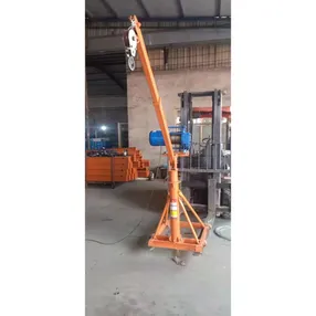 мини-кран tor km kcd (tsa) г/п 0,3/0,5 т 60/30 м 220в с поворотной стрелой и лебедкой