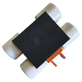 роликовая платформа подкатная tor 3000r-04w г/п 3 т